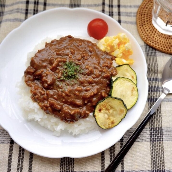 絶品キーマカレー【レンジにお任せ】